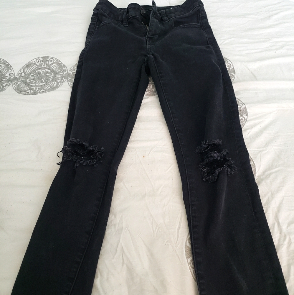 American Eagle Black Next Level Stretch jeans!